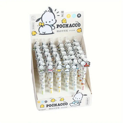 6-36pc. SANRIO Pochacco Premium Retractable Gel Pens