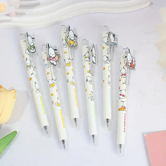 6-36pc. SANRIO Pochacco Premium Retractable Gel Pens