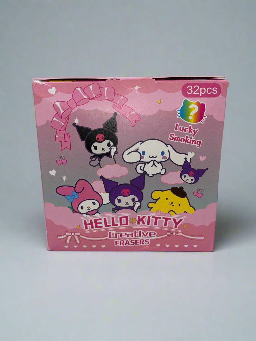 32 Pcs. Sanrio Characters Mystery Eraser Packs