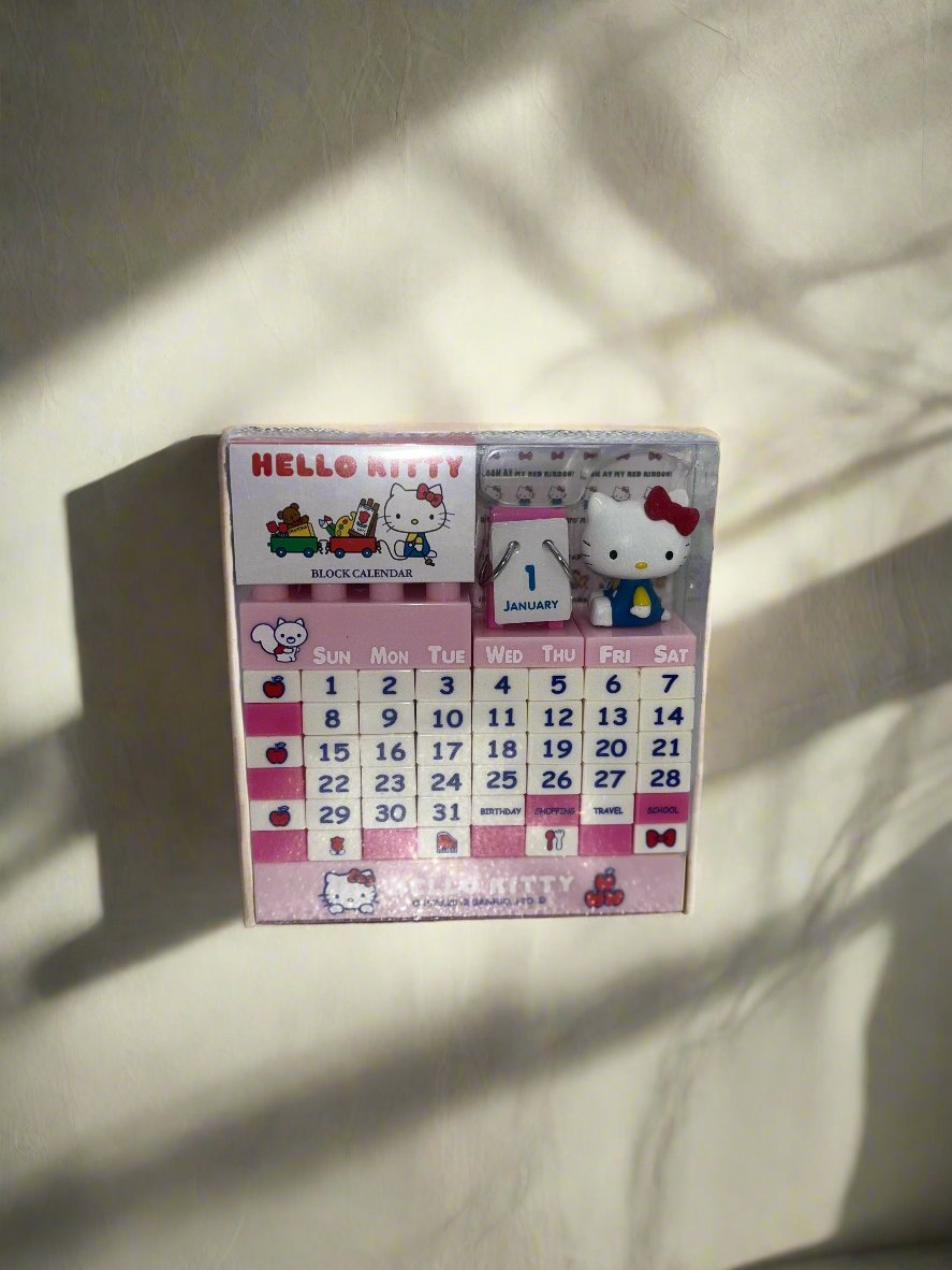 Pink Hello Kitty Block Calendar