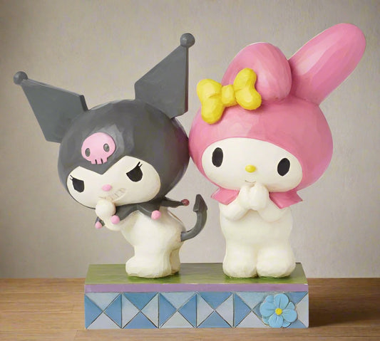 Kuromi and My Melody Jim Shore Creation